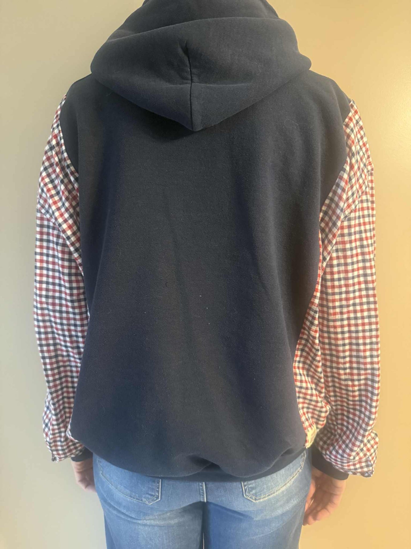 Upcycled Hoodie / Sweatshirt - Clear Lake (Large)