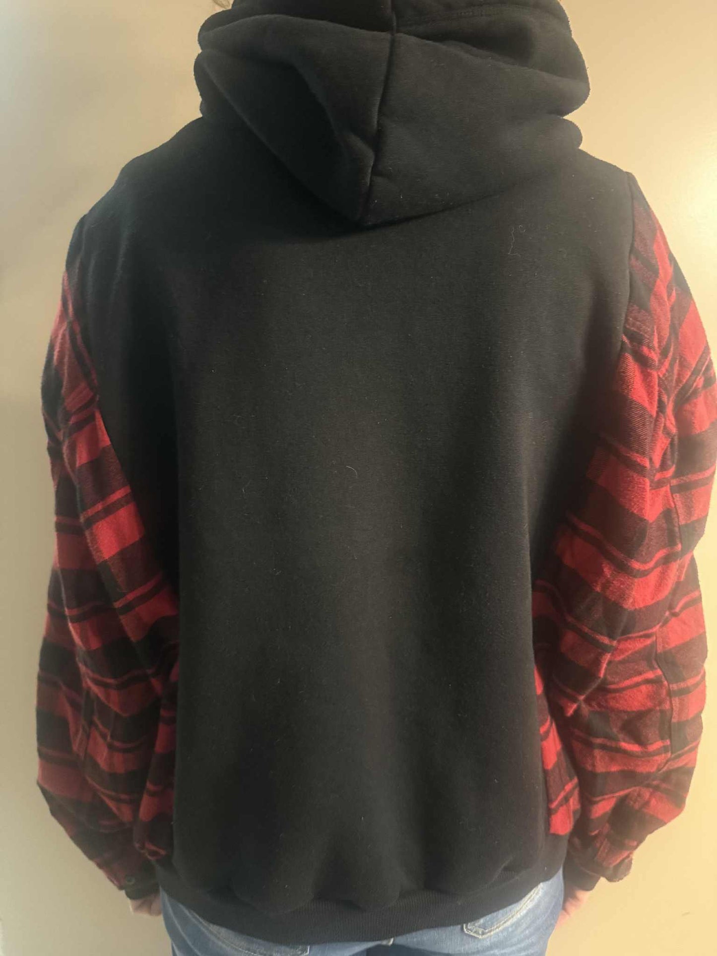 Upcycled Hoodie / Sweatshirt - Coast to Coast Canada (Large)