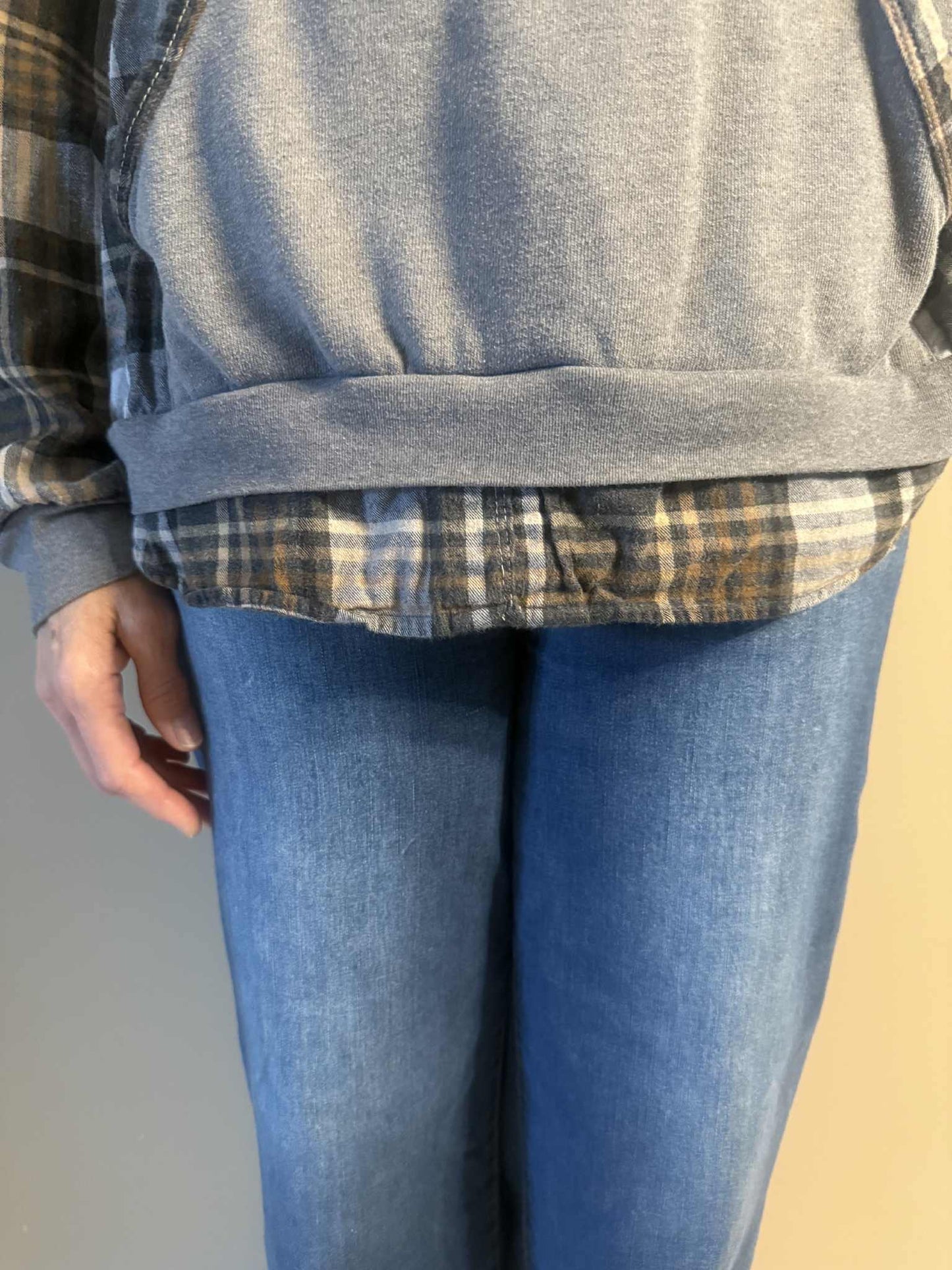 Upcycled Hoodie / Sweatshirt - Adopt (Large)