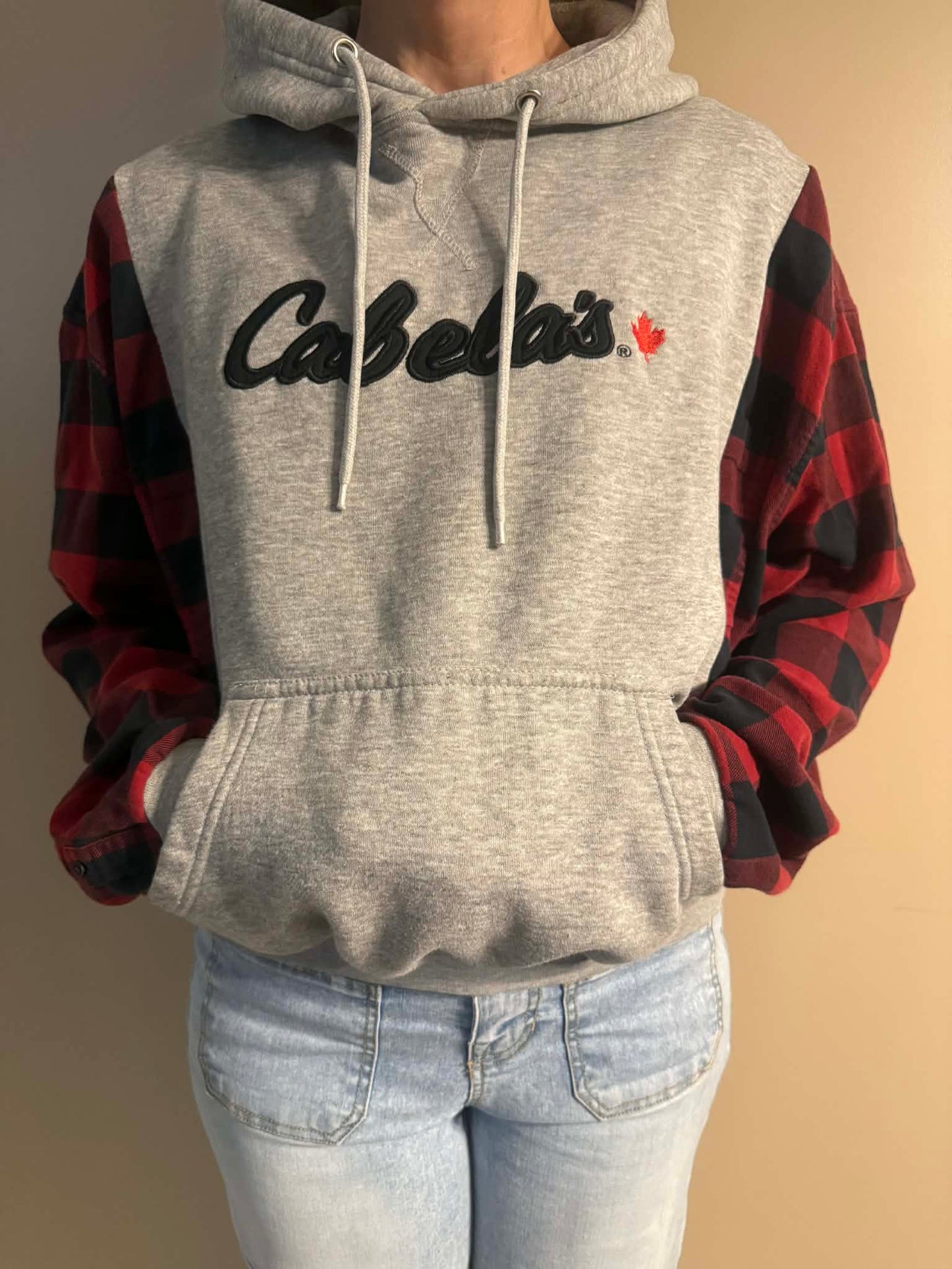 Upcycled Hoodie / Sweatshirt - Cabela's (Large)