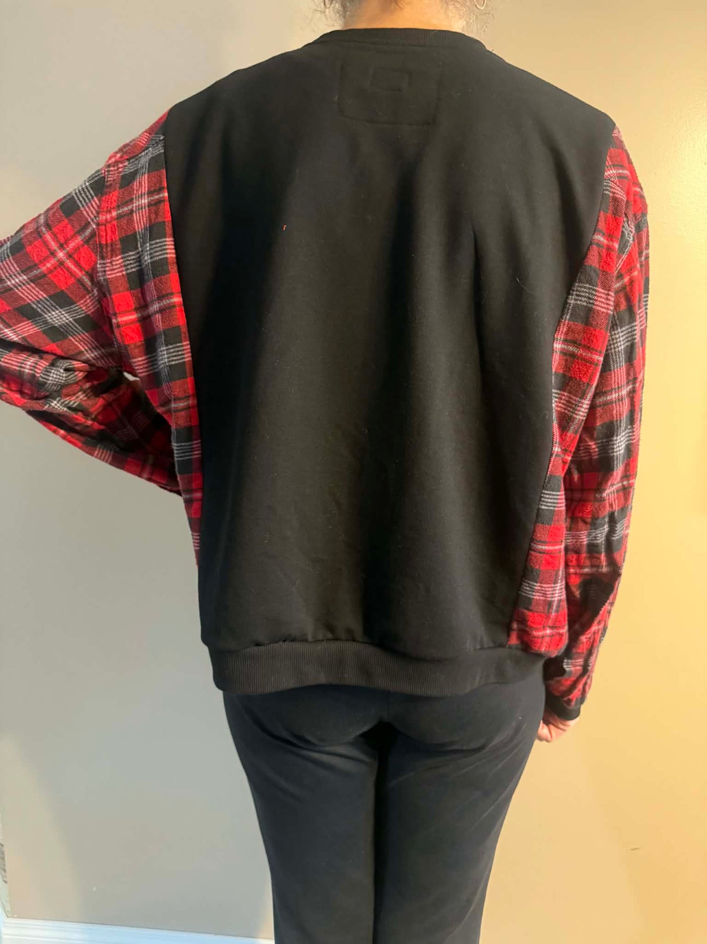 Upcycled Hoodie / Sweatshirt - Canadian Girls Rock (XL)