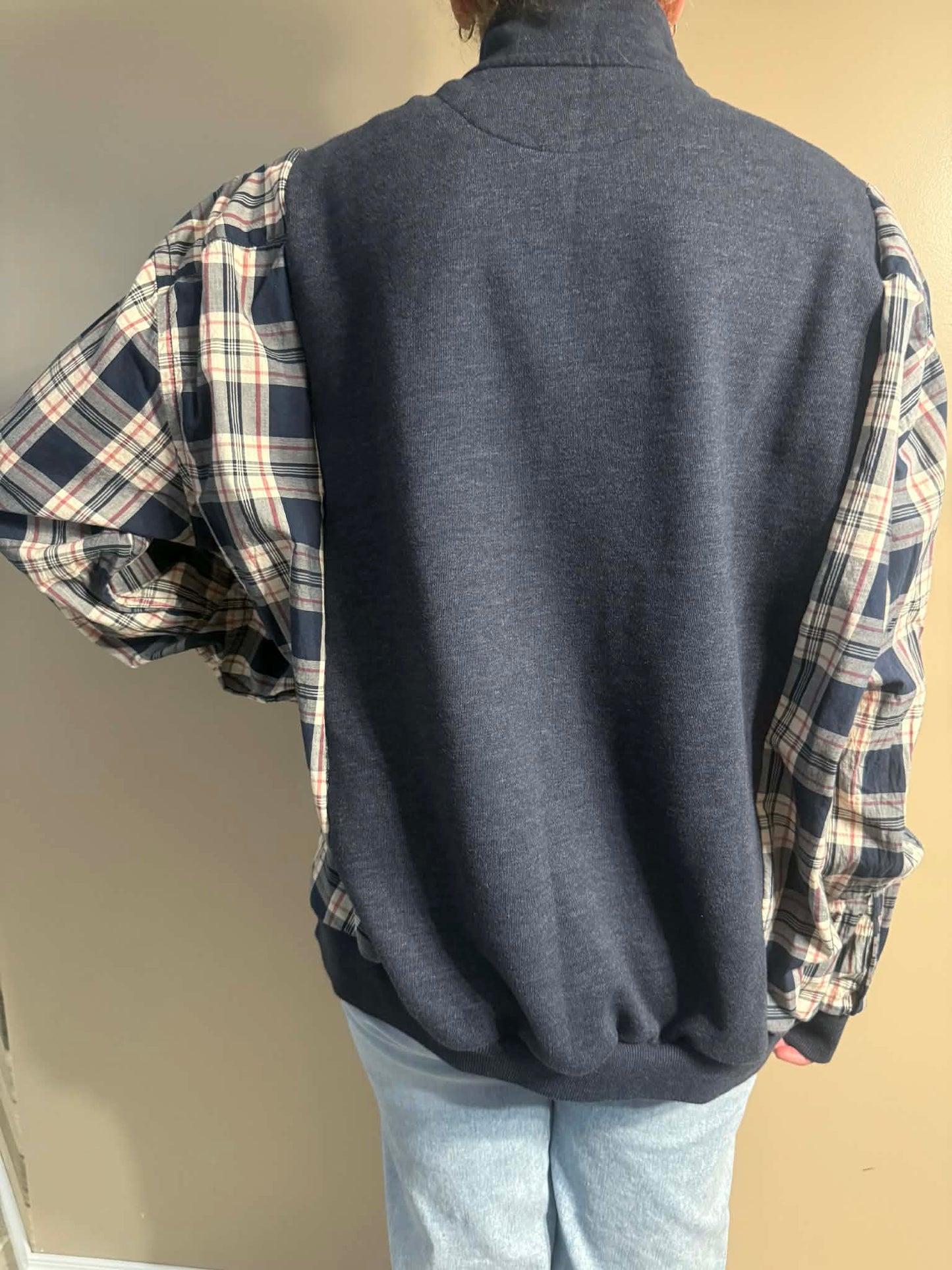 Upcycled Hoodie / Sweatshirt - Change in the World (2XL)