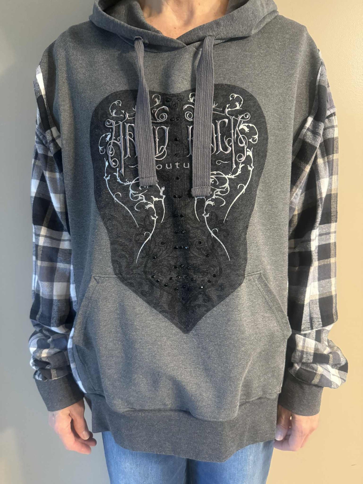 Upcycled Hoodie / Sweatshirt - Hard Rock Cafe (3XL)