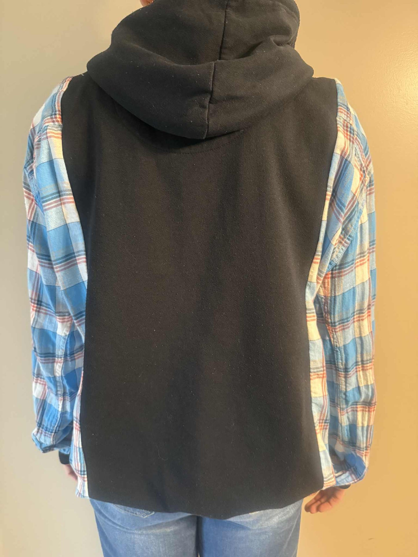 Upcycled Hoodie / Sweatshirt - Winnipeg Jets (Large)