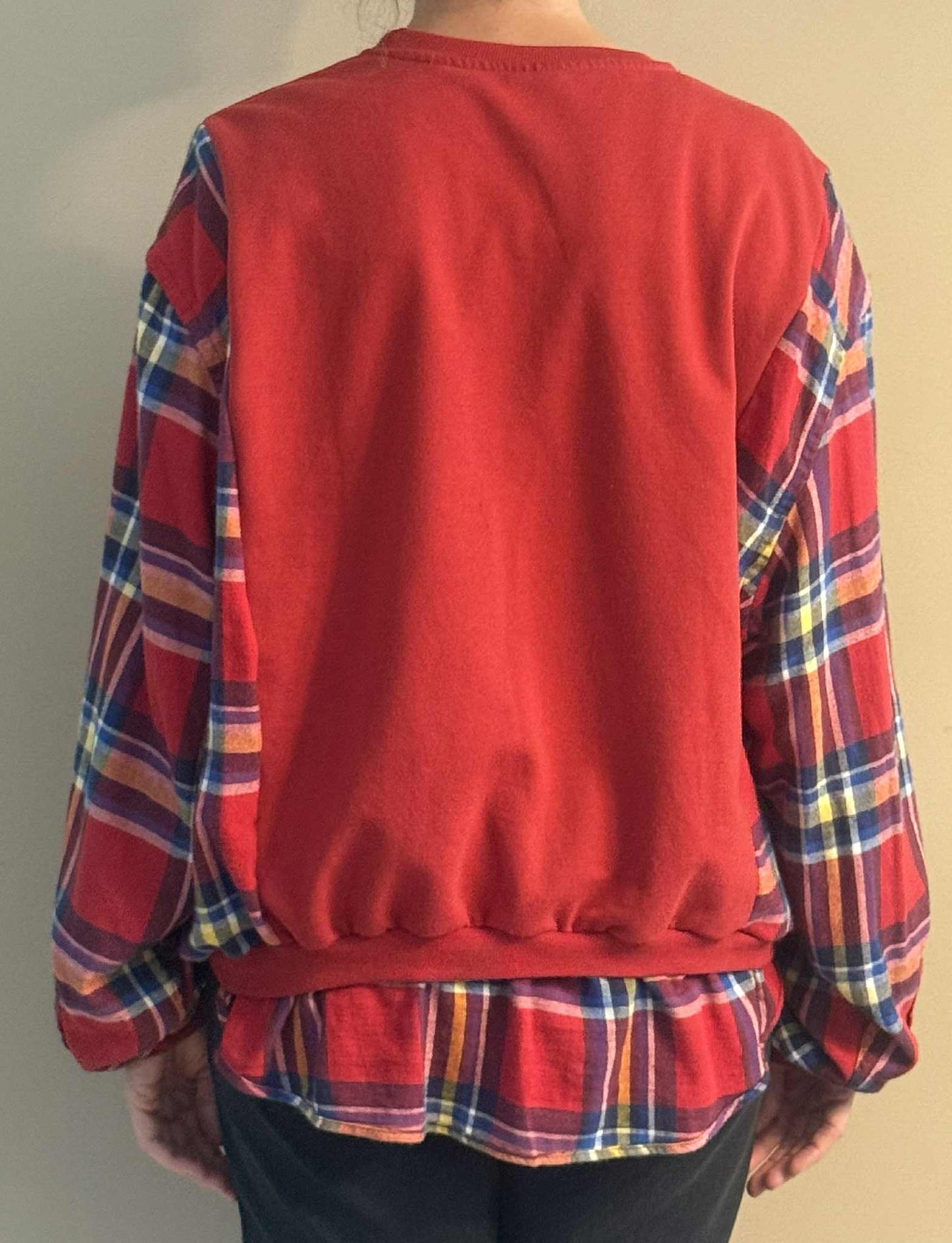 Upcycled Hoodie / Sweatshirt - Mickey Mouse (2XL)