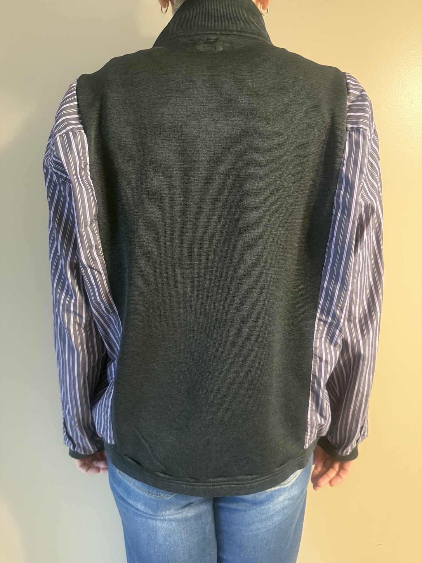 Upcycled Quarter Zip Sweatshirt - Prince (XL)