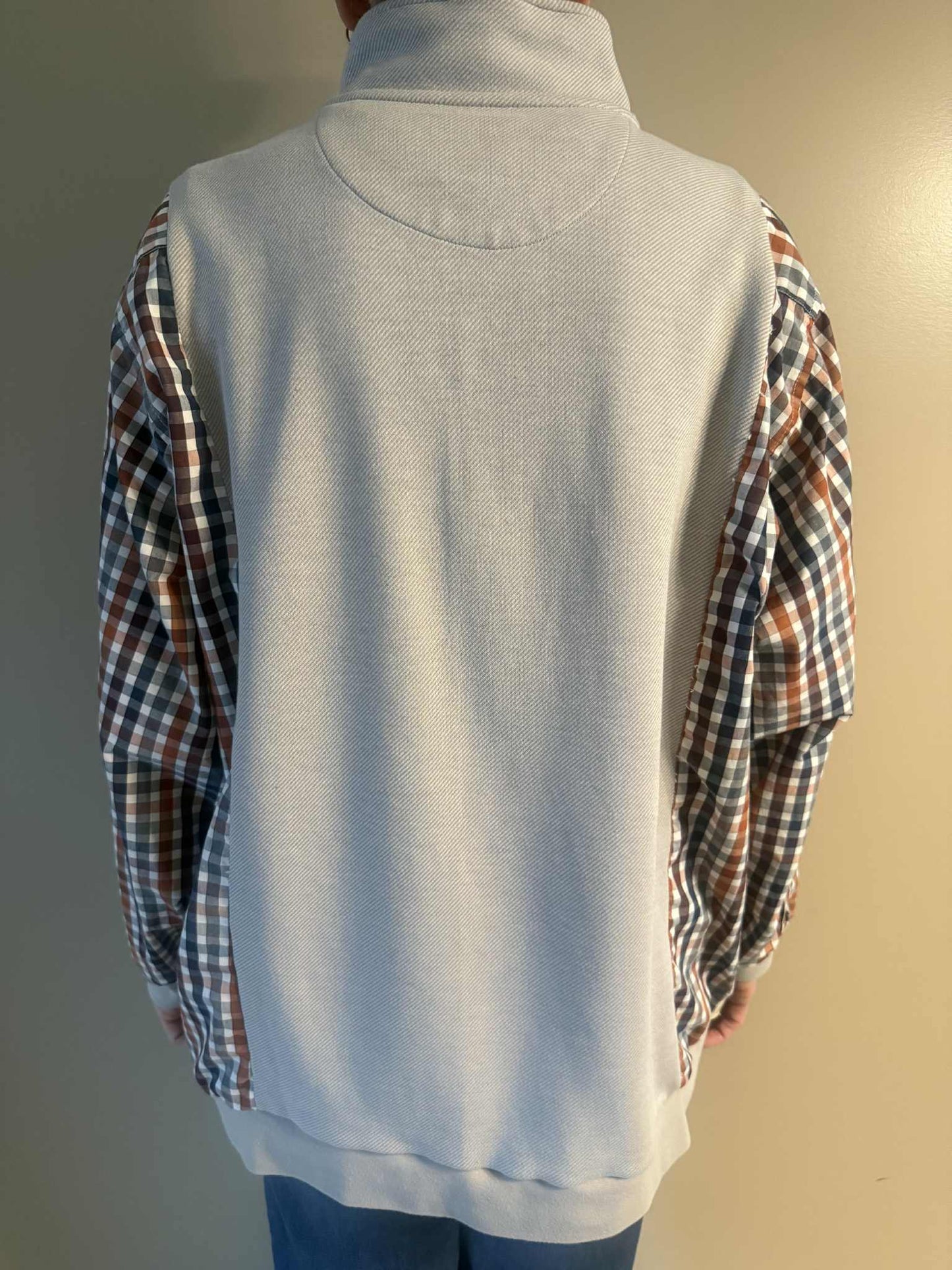 Upcycled Hoodie / Sweatshirt - Pumpkin Spice (2XL)