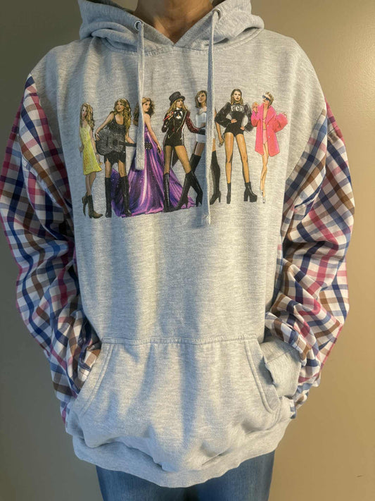 Upcycled Hoodie / Sweatshirt - Taylor Swift (3XL)