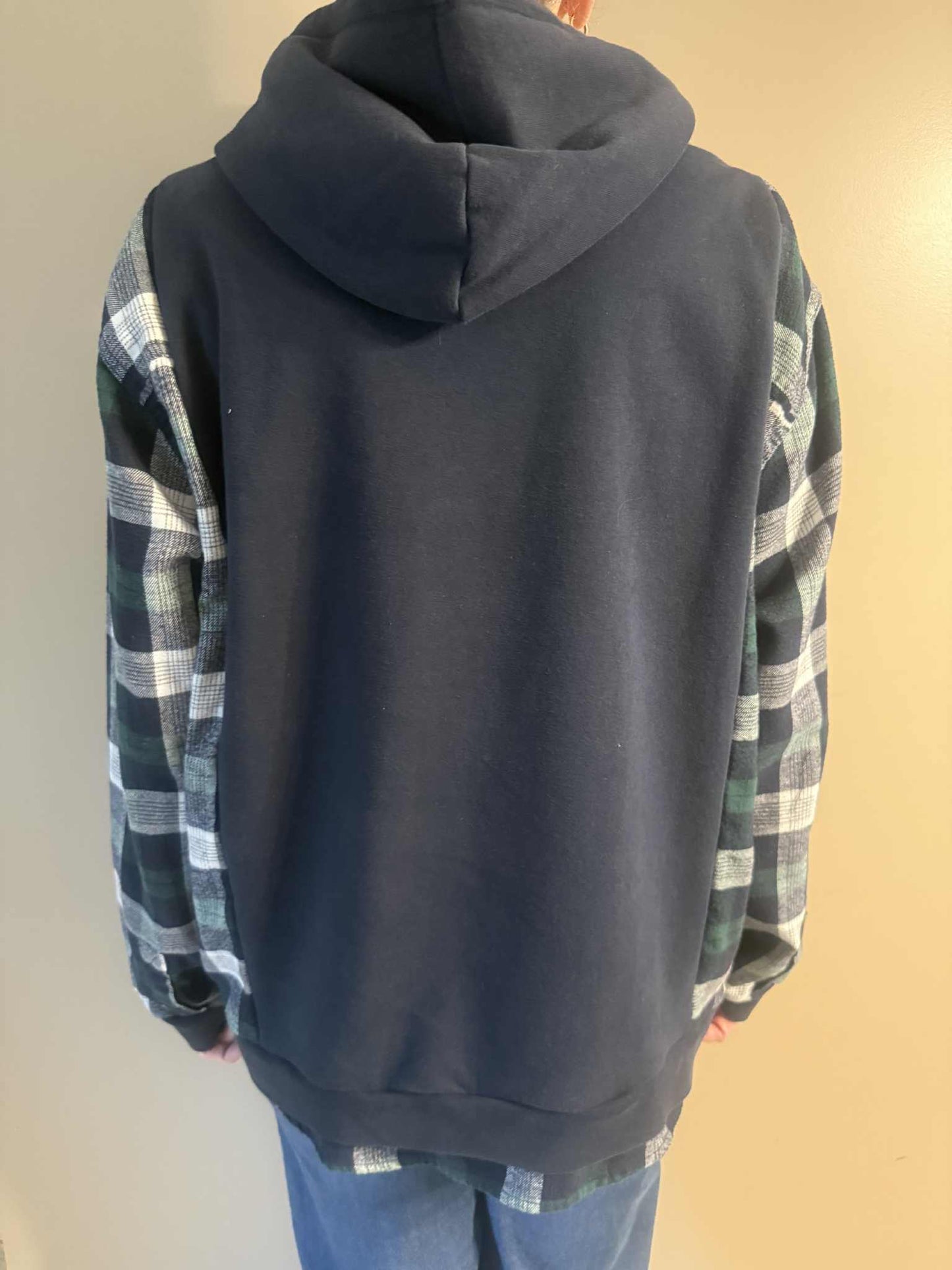Upcycled Hoodie / Sweatshirt - Teacher's Voice (XL)