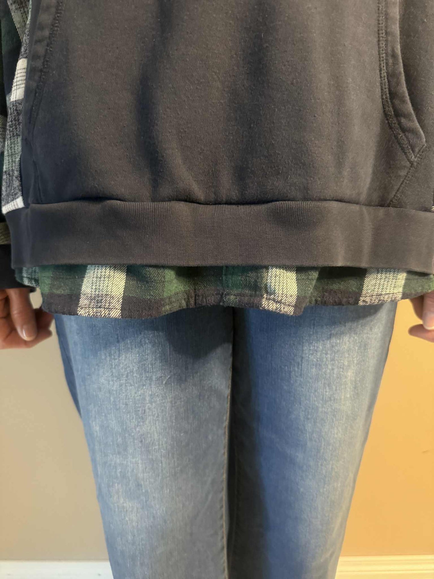 Upcycled Hoodie / Sweatshirt - Teacher's Voice (XL)