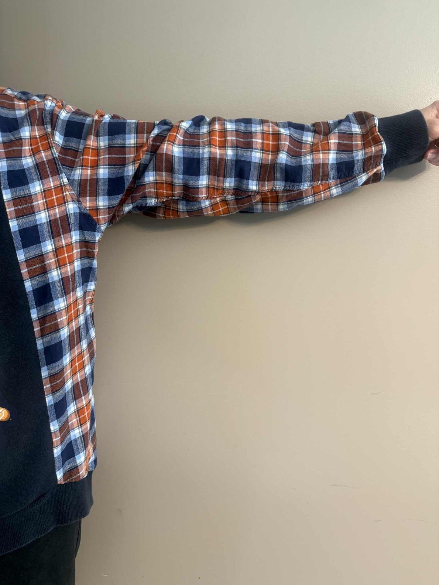 Upcycled Hoodie / Sweatshirt - Working off my Santa Body (Large)